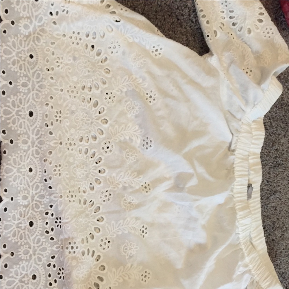 White off shoulder blouse